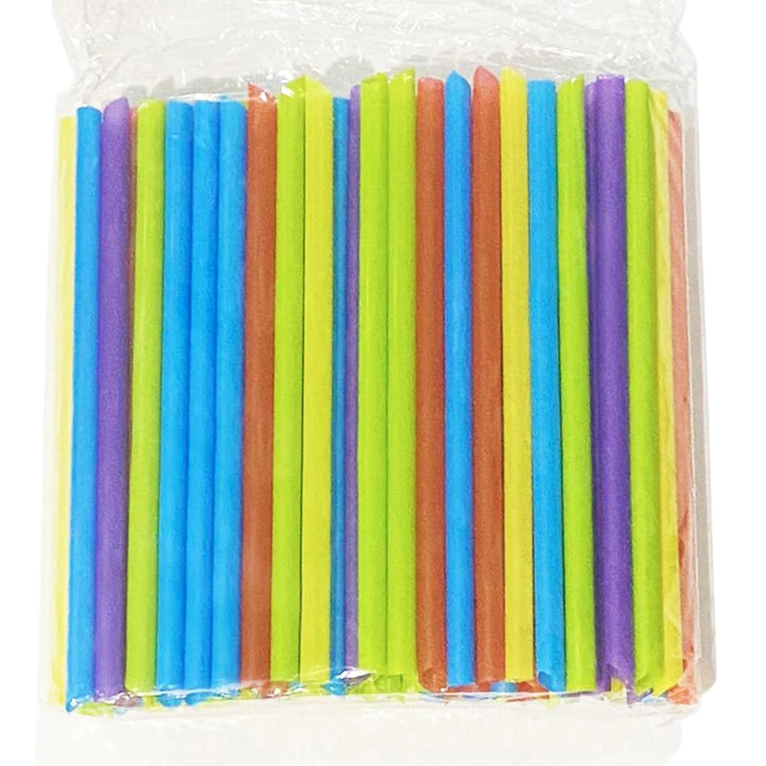 Трубочки для Bubble Tea в індивідуальній упаковці довгі 23 см, 100 шт
