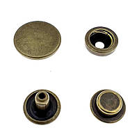 Кнопка №503 15мм Антик нержавіюча низ 12,5мм (720шт.)
