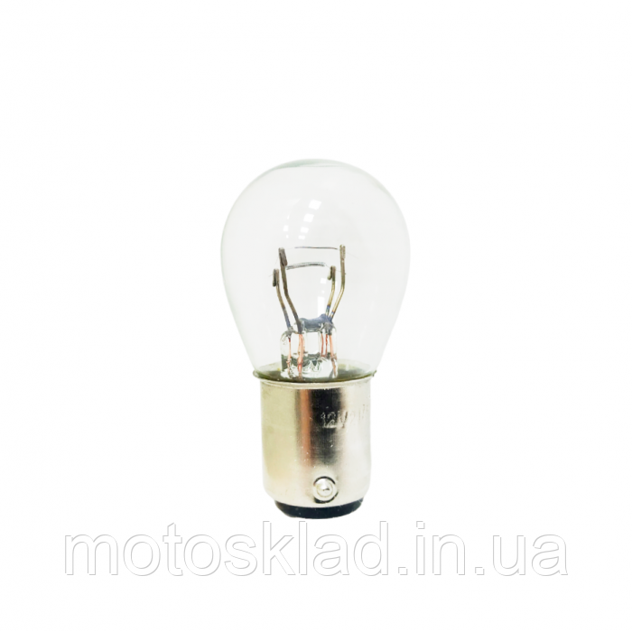 Лампа стопа 12 V 21/5W цоколь BAY15D (2 контакти), фото 1