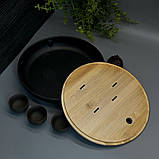 Дерев'яна чабань кругла (Чайна дошка) 25 см, фото 2