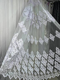 Тюль грек сітка заввишки 2,9 м. біла