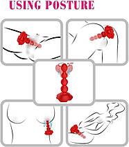 Анальна пробка Квітка Торнадо, фото 5