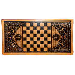 Набір 2 в 1: шахи + нарди. Розміри: 63 см х 63 см