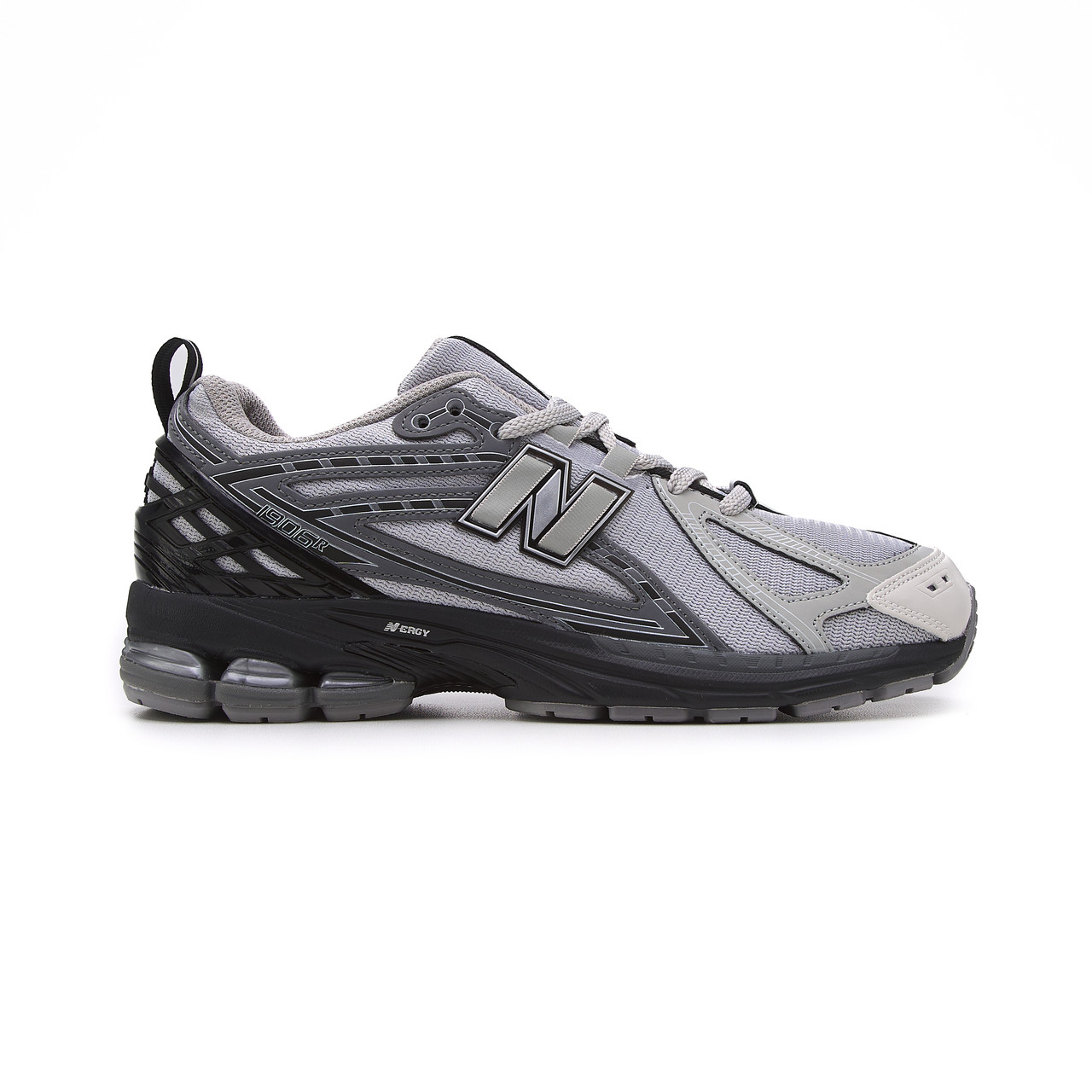 Чоловічі кросівки New Balance 1906R Grey Black Нью Баланс 1906R сірі шкіра сітка весна літо осінь