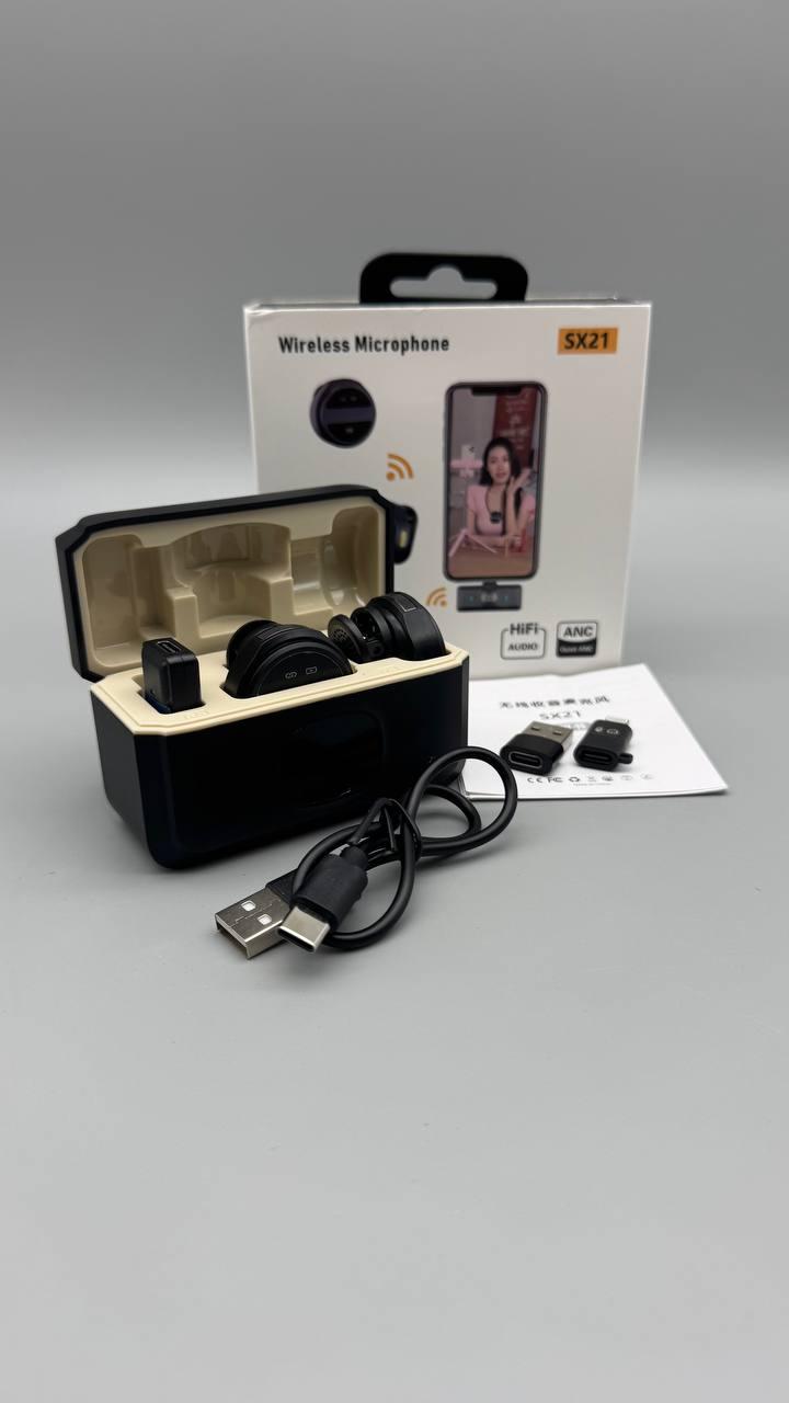 Бездротові мікрофони петлички SX21з роз'ємом Lightning, фото 1