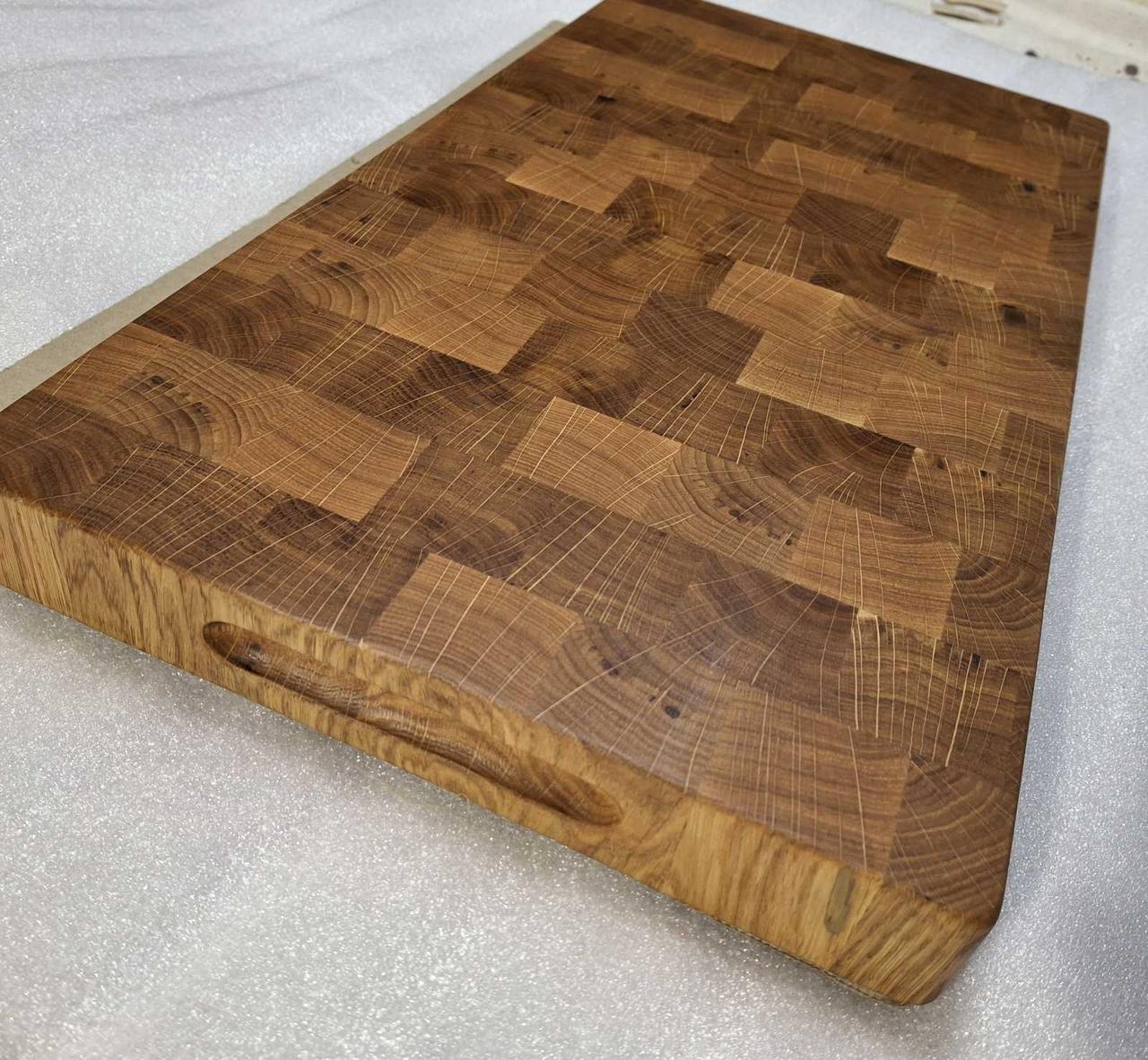 Кухонна торцева обробна дошка з дуба. Торцеві обробні дошки. 500*270*40
