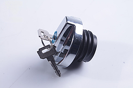 Кришка паливного бака Газель/Волга/ВАЗ 2108-10 зовн. різьба з ключами хром NPS 3111-1103010