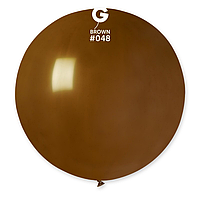 Латексна кулька Gemar 31"(80 см) #048 Пастель коричневий