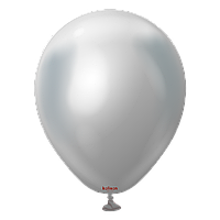 Латексна кулька Kalisan 5"(13 см) Mirror Silver | Хром срібний