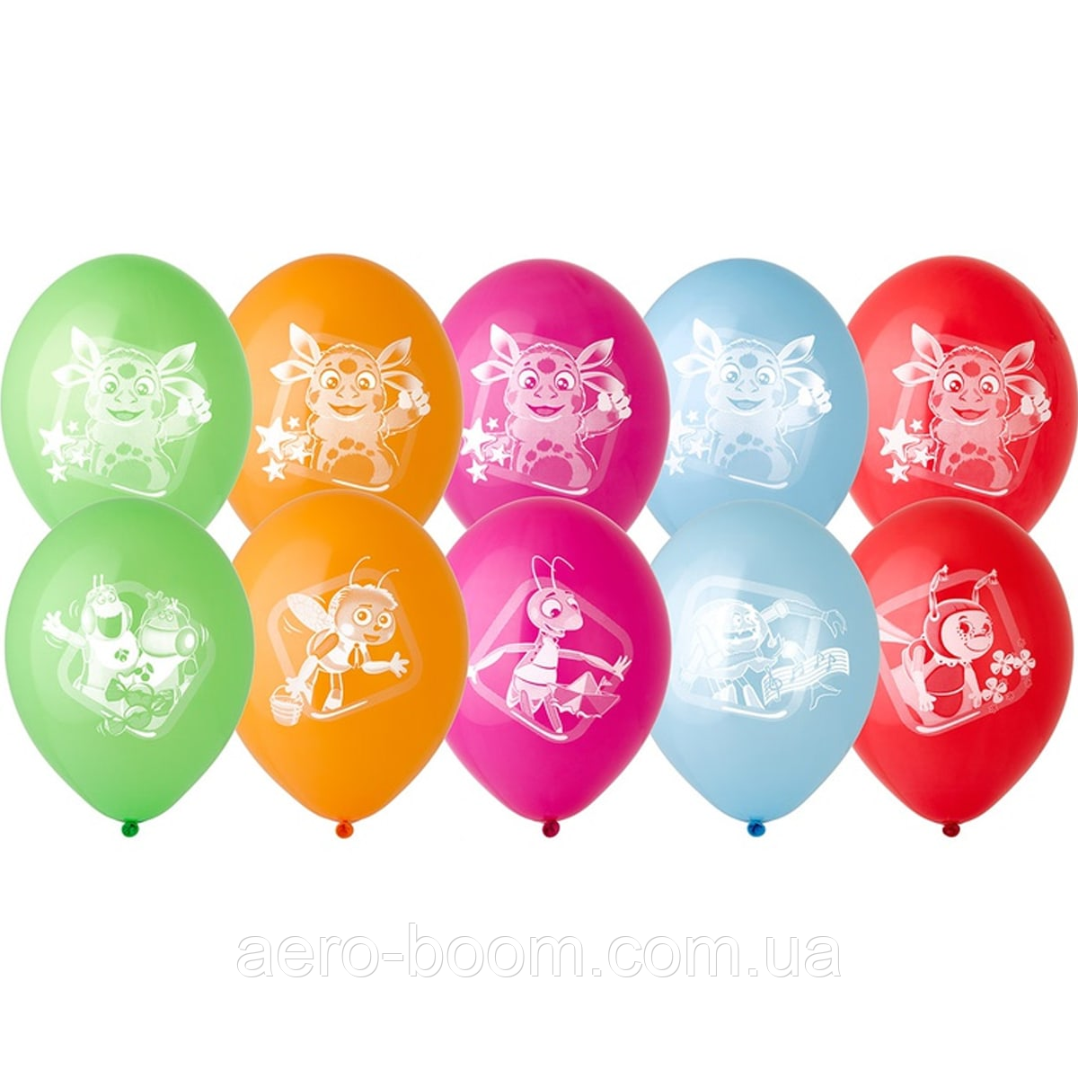 Латексна кулька BELBAL 12"(30 см) Герої, фото 1