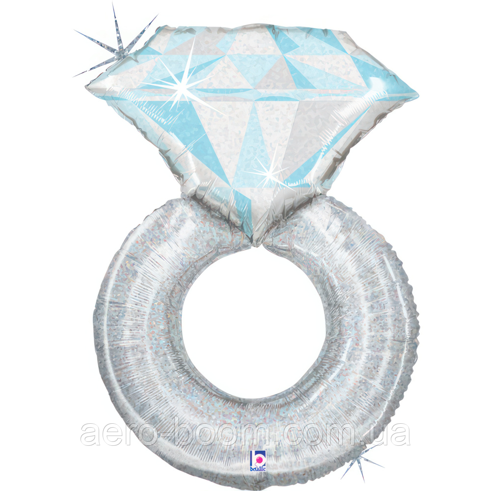 Фольгована кулька Grabo 31"(54х79 см) Обручка, фото 1