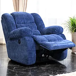 Крісло-реклайнер з електроприводом ОНТАРІО - плавне розкладання керування кнопкою