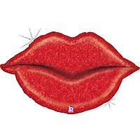 Фольгована кулька Grabo 38"(96х55 см) Губи перламутрові