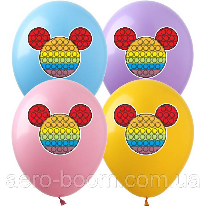 Латексна кулька Show 12"(30 см) Поп іт, фото 1