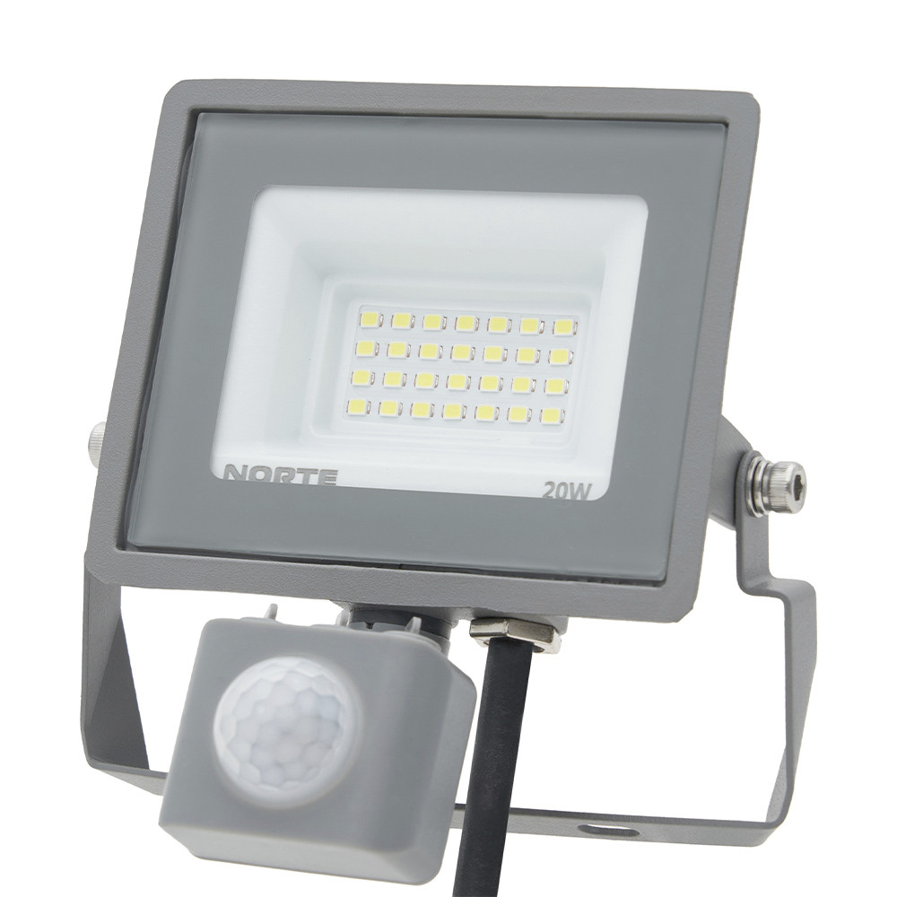 Прожектор NORTE Spotlight 1-NSP-1222 20W 6500К з датчиком руху, фото 1