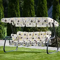 Розкладна гойдалка з комплектом подушок і тентом Parma