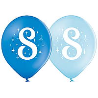 Латексна кулька BELBAL 12"(30 см) Цифра 8 (хлопчик)