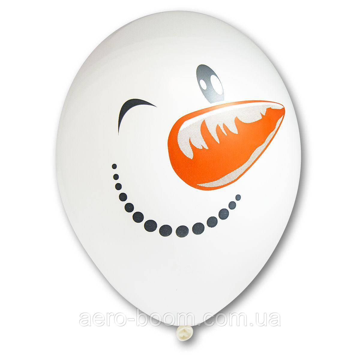 Латексна кулька BELBAL 12"(30 см) Сніговик Олаф (Холодне серце), фото 1