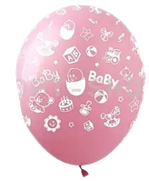 Латексна кулька Show 12"(30 см) Baby (дівчинка)