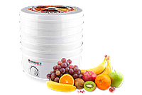 Сушарка для овочів і фруктів 520 Вт Grunhelm BY1162 компактна побутова сушарка для дому
