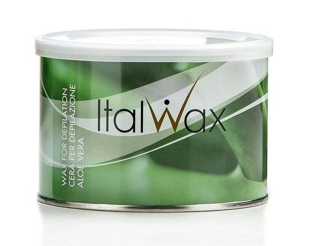 Теплий Віск для депіляції в банку Алое ItalWax 400 гр