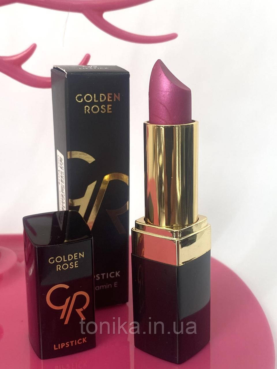 Губна помада Golden Rose No 61 Соковита Троянда перламутр Голден роуз