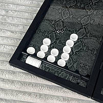 Нарди з імітацією шкіри в середині скло: вишуканість та комфорт, 60×30 см, арт.555005, фото 8