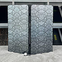 Нарди з імітацією шкіри в середині скло: вишуканість та комфорт, 60×30 см, арт.555005, фото 2