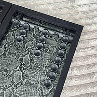 Нарди з імітацією шкіри в середині скло: вишуканість та комфорт, 60×30 см, арт.555005, фото 9