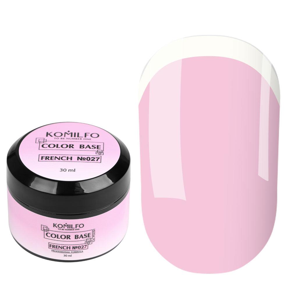 База для нігтів Komilfo Color Base French 027, 30 мл, фото 1
