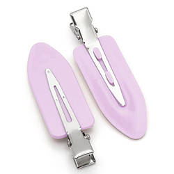 Шпилька для волосся основа пластикова 59х18 мм 10 шт. Бузковий