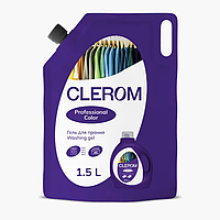 Гель для стирки ТМ "Clerom" Professional "Color", 1,5 л дойпак.