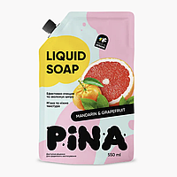 Рідке мило ТМ "PINA" Mandarin and grapefruit 550 мл дой-пак