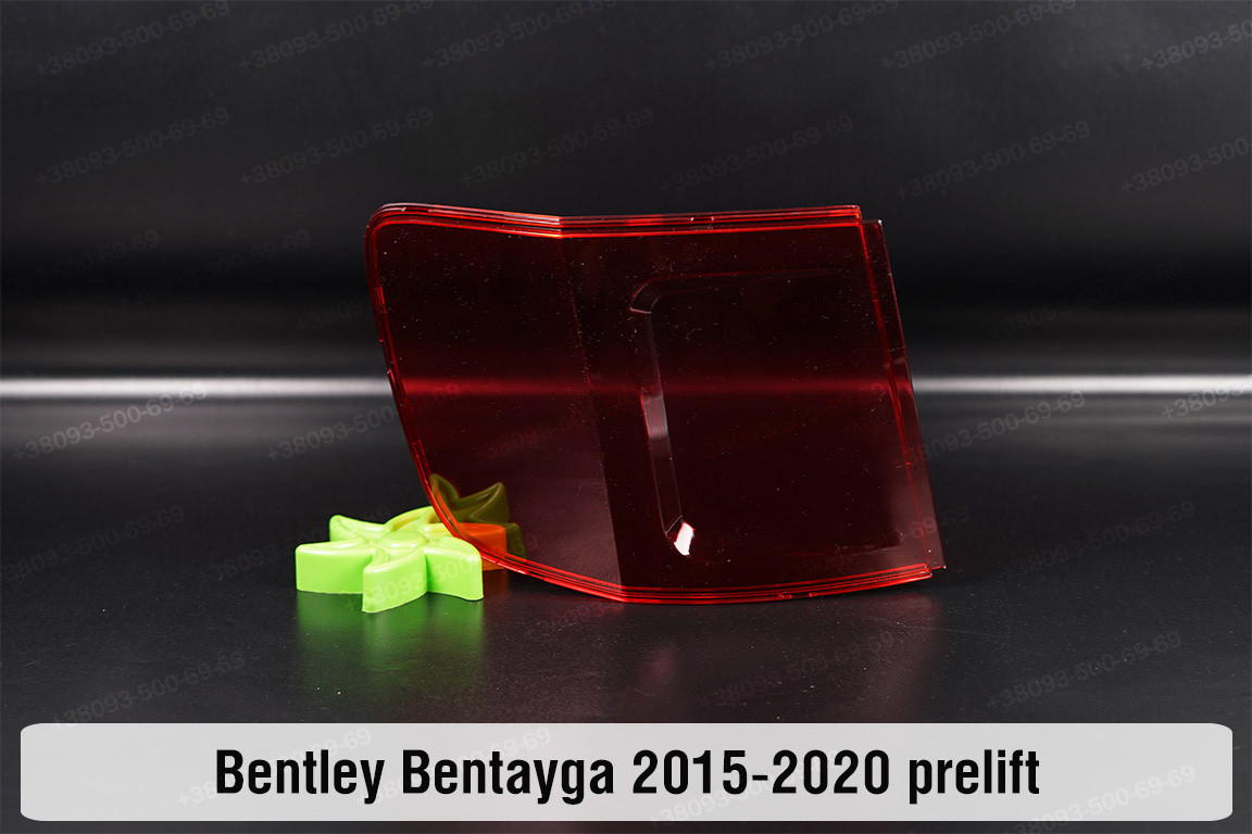 Скло заднього ліхтаря зовнішнє в крилі Bentley Bentayga (2015-2020) дорест ліве