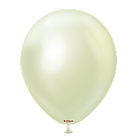 Латексна кулька Kalisan 5"(13 см) Mirror Green Gold | Хром зелене золото