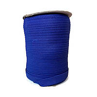 Коса-бейка трикотажна загнута 15 мм темно-синій