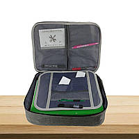 Органайзер для документів 36*27*11 см, місткий, Сірий