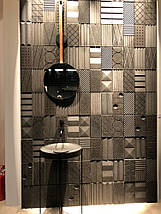 3D панелі гіпсові "Майоліка" для оброблення стін і стель 10х20, фото 4