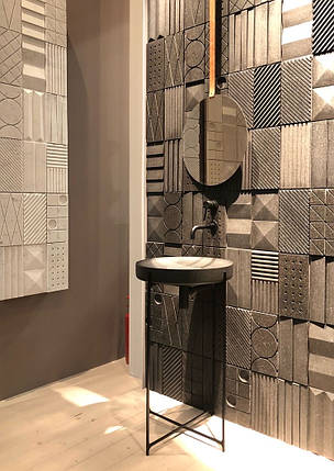 3D панелі гіпсові "Майоліка" для оброблення стін і стель 10х20, фото 1