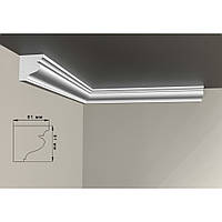 Гладкий гіпсовий карниз ПГ2