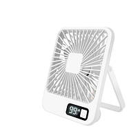 Вентилятор настільний Desktop Stand Fan 10038 від USB 3.5 Вт White  (SH021670)