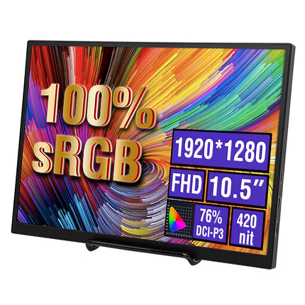 Портативний монітор Anmite A105W01 black 10.5" 1920x1280 60 Гц, фото 1