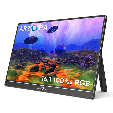 Портативний монітор Arzopa Z1C black 16.1" 1920x1080 60 Гц, фото 1
