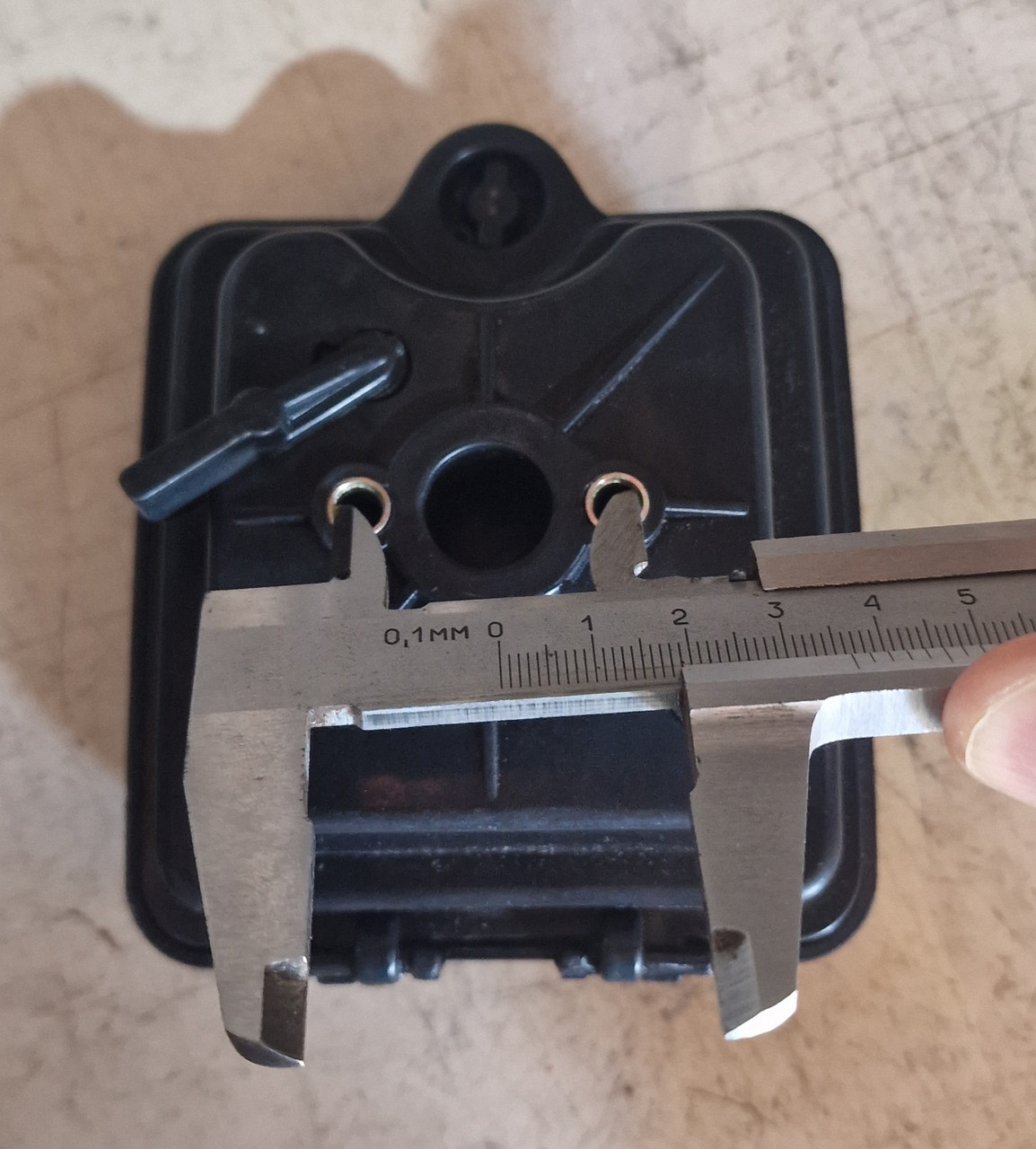 Фільтр повітряний у зборі мотокоса Китай 1,5-2квт 40/44 квадрат, фото 1