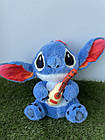 М'яка плюшева іграшка Стич 30см із гітарою, фото 9