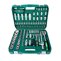 Набір торцевих головок універсальний ALFA ALSS108M 108 ел. для ремонту авто, фото 2