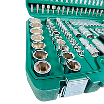 Набір торцевих головок універсальний ALFA ALSS108M 108 ел. для ремонту авто, фото 3