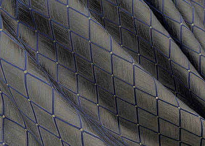 Шторна тканина жакард, колекція "RUBI". Колір графітовий з синім. Код 1756ш