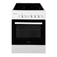 Електрична плита 58л Grunhelm EFC5613W 136594 Плита електрична з духовкою 4 конфорки tp