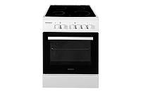 Плита електрична Grunhelm EFC6613W 133516 електроплита з духовкою 4 конфорки tp